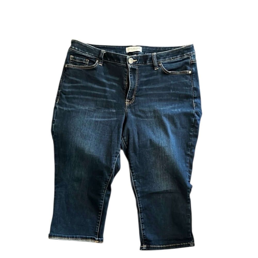 Lane Bryant Blue Ankle Cropped Jeans - Picture 1 of 6